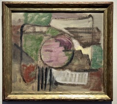 Cubist Modernist Composition Abstract Oil Painting