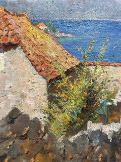 Kolocep: Pintura al óleo impresionista de paisajes croatas, Croacia