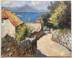 Kolocep: Pintura al óleo impresionista de paisajes croatas, Croacia
