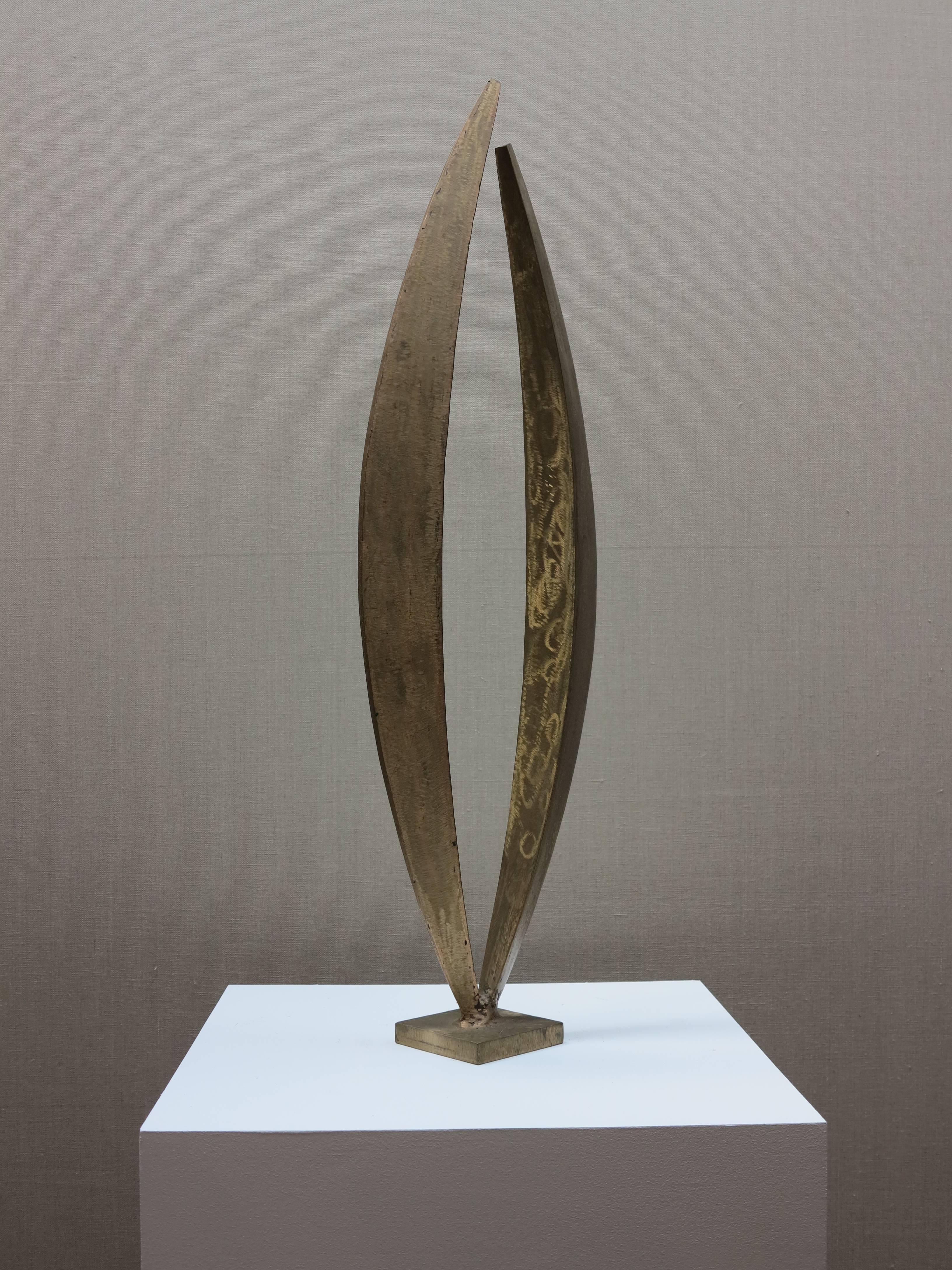 Raymond Granville Barger Abstract Sculpture - Untitled (abstract bronze sculpture)