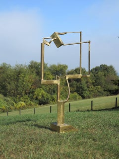Untitled (abstract bronze sculpture)