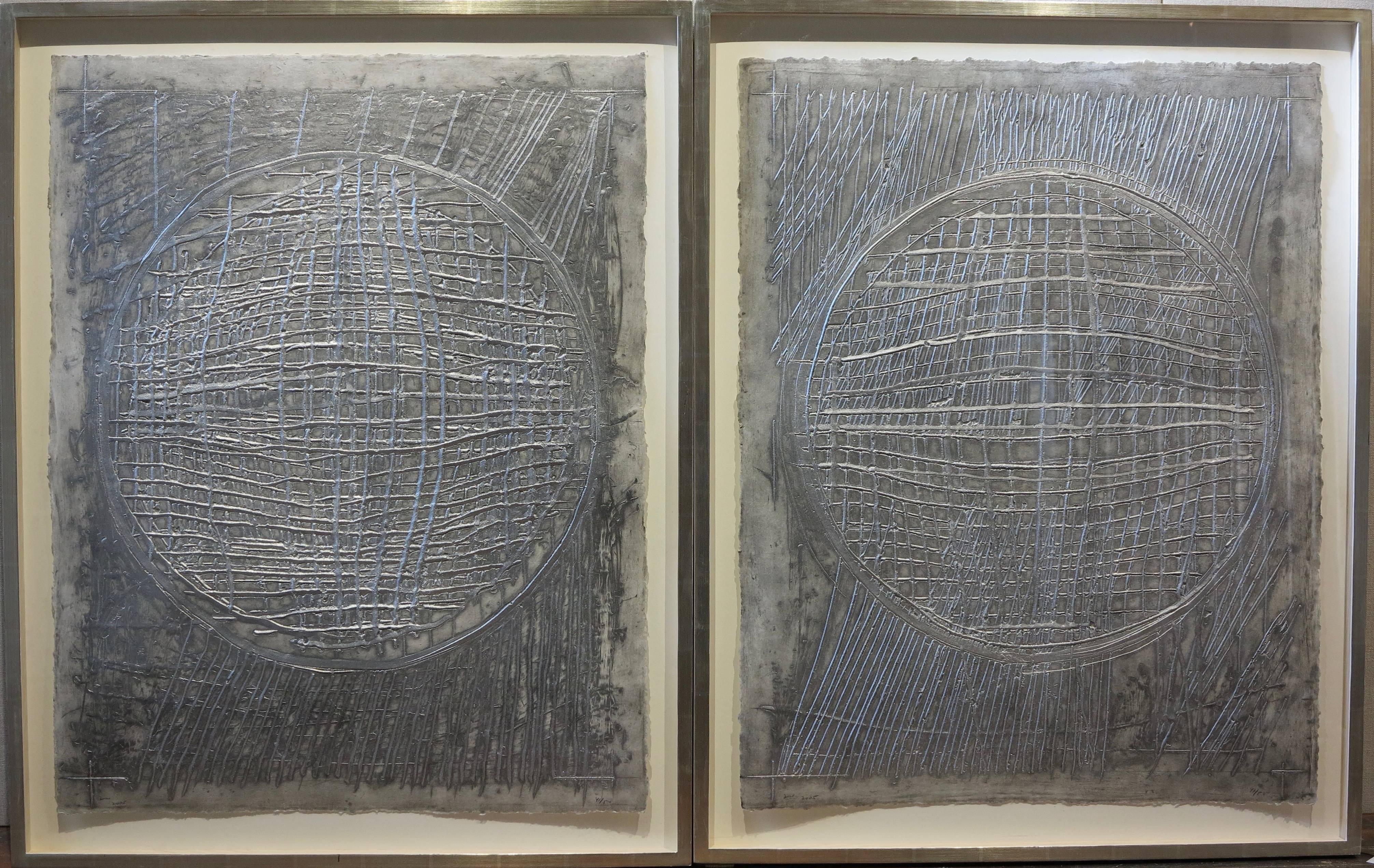 Terry Winters Abstract Print - Disc I & II