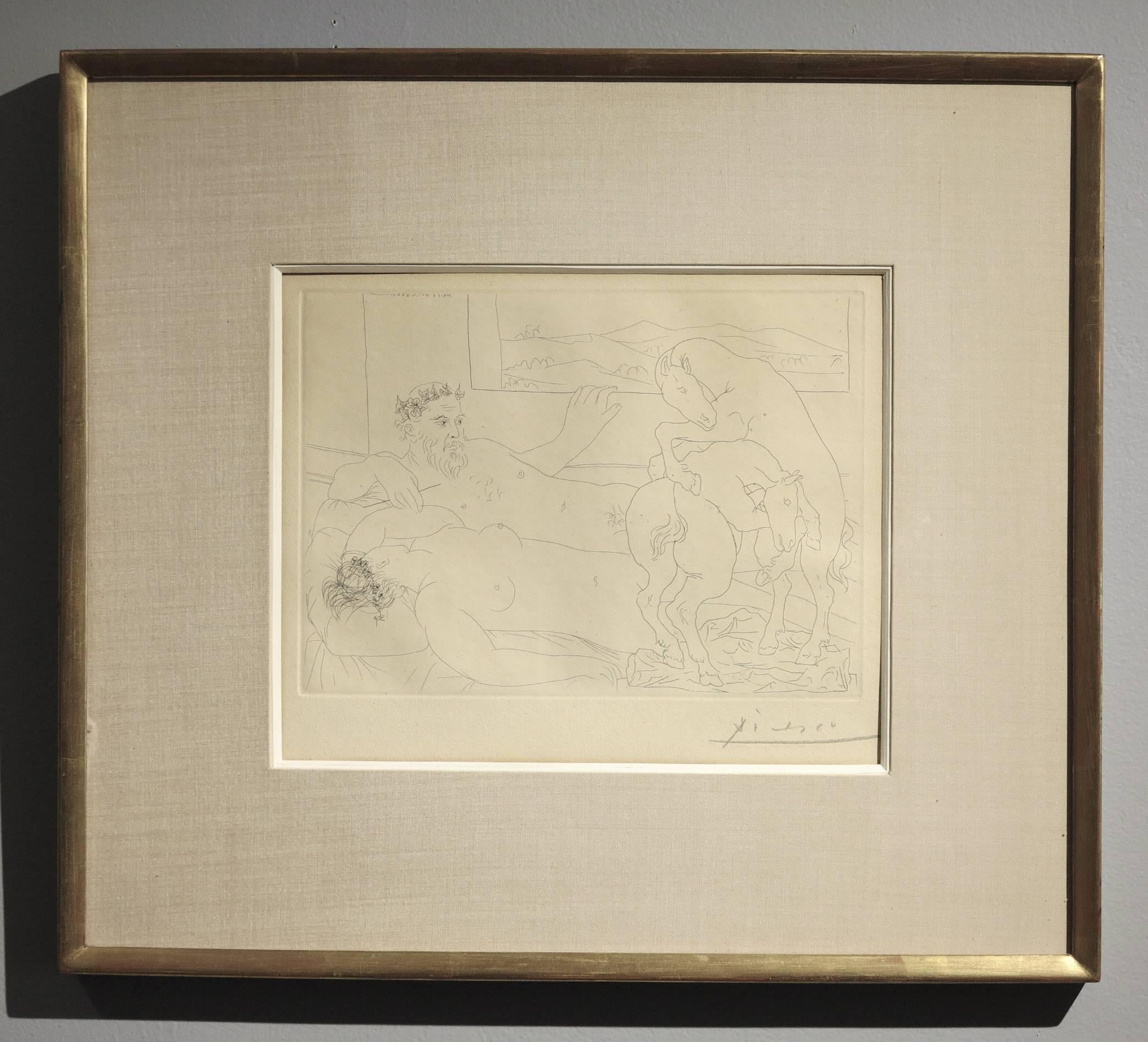Le Repos du Sculpteur III - Print by Pablo Picasso
