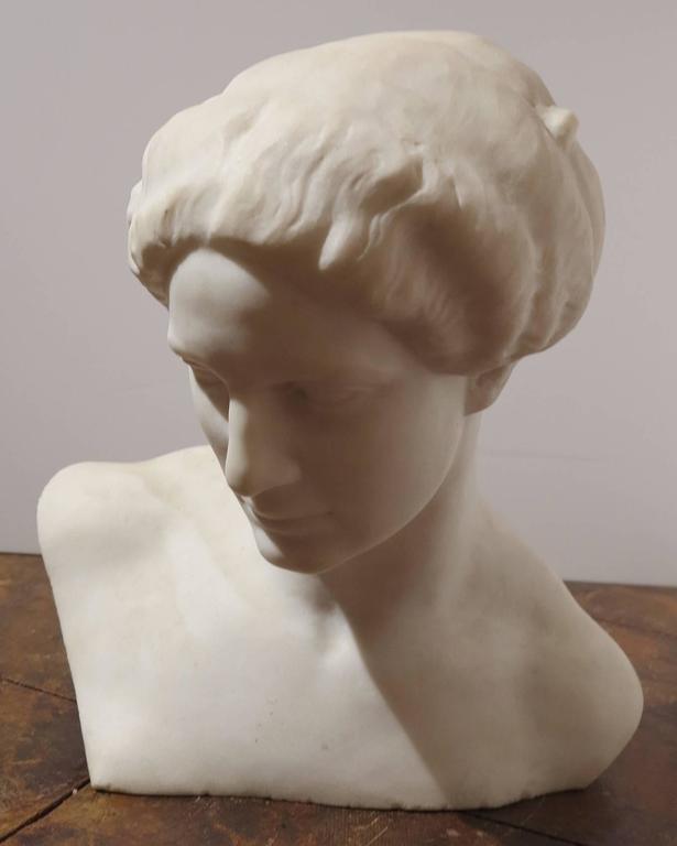 Franz Barwig Figurative Sculpture - Bust of Woman