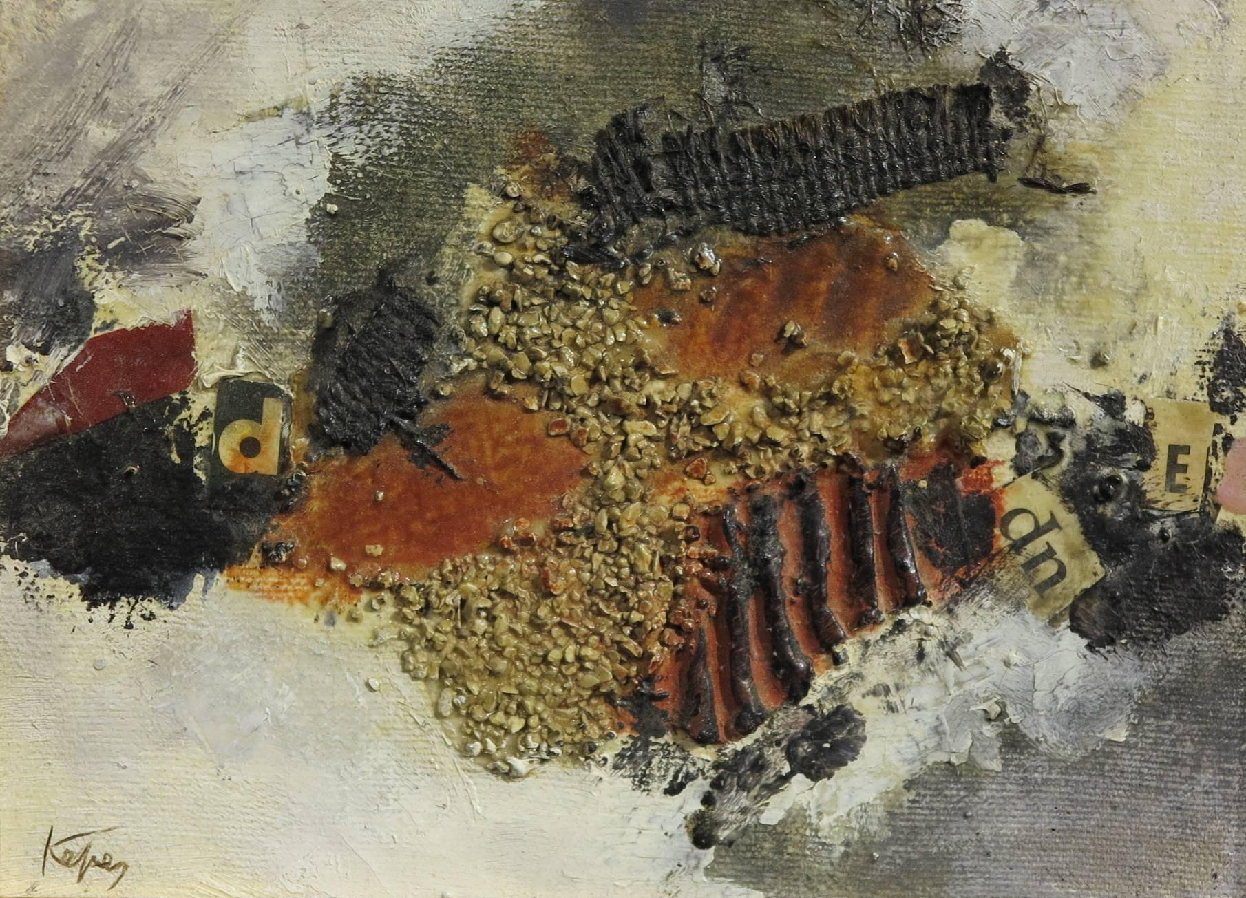 Gyorgy Kepes Abstract Painting - Untitled