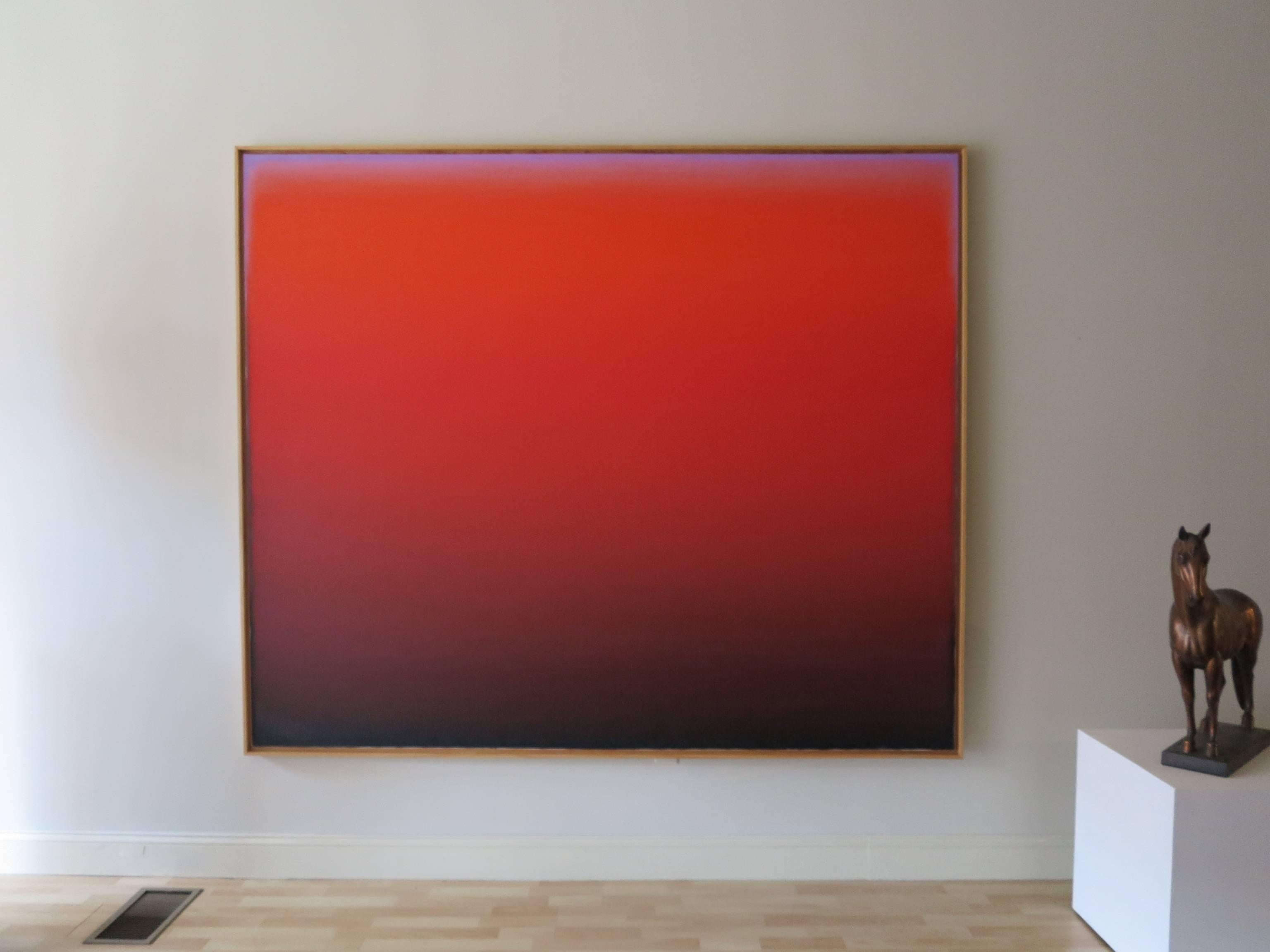 Red Ascent - Painting by George Chaplin