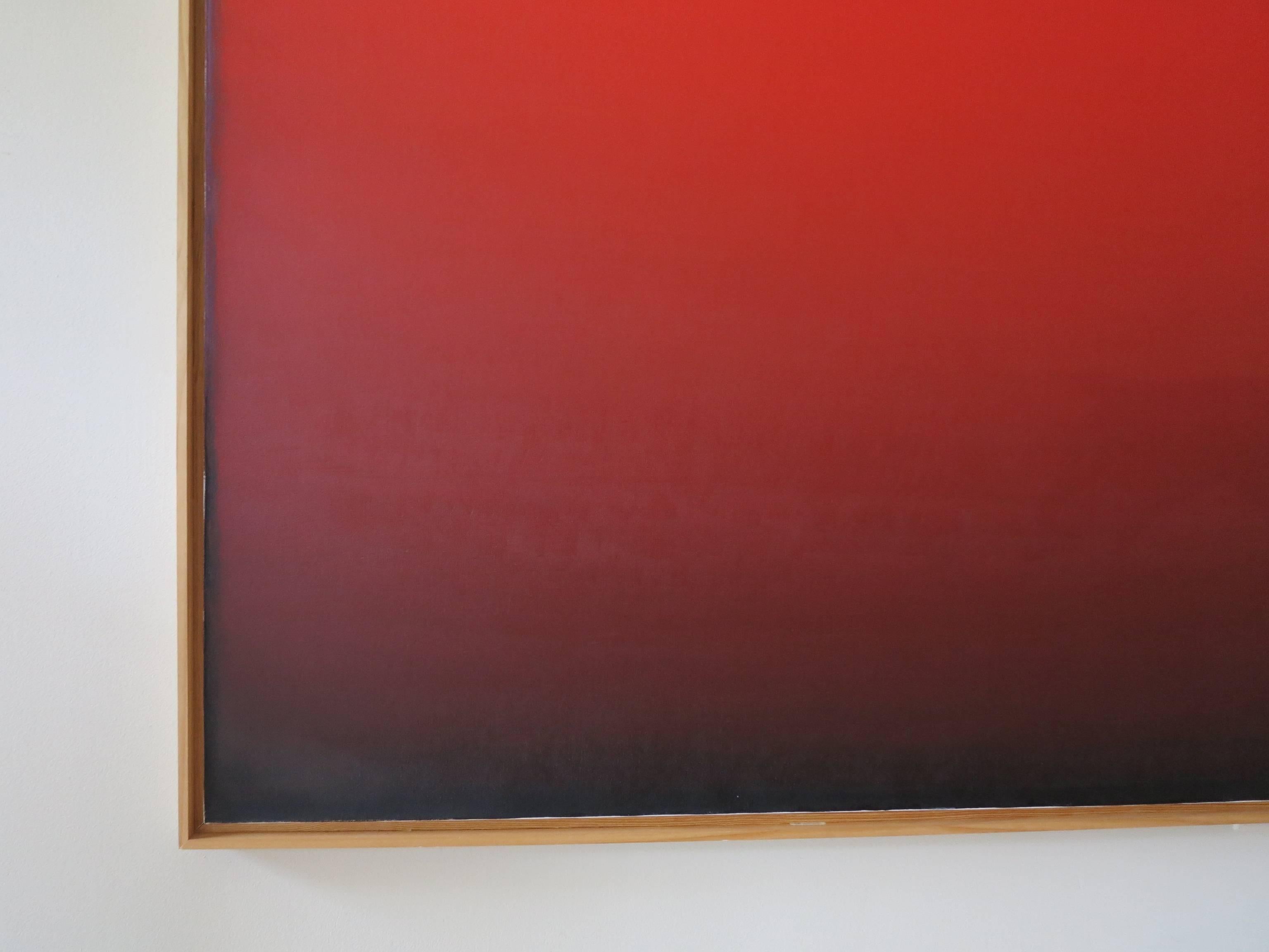 Red Ascent - Color-Field Painting by George Chaplin