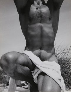 Francisco Moncion on the Beach at Fire Island #1 Vintage Gelatin Silver 1952