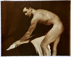 John Arnt Photograph of John Curtis #2 Seattle 1950 Vintage Gelatin Silver