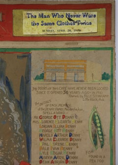 Ripley’s Believe It or Not – Original-Aquarellillustration von Robert Ripley aus dem Jahr 1940