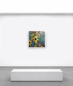 Douceur lente de l'été : Floral, Abstrait, Contemporain, Nature, Tons doux, Original