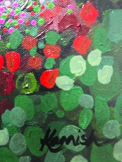 Wave of Wonder - Large Painting, Impressionism, Floral, Landscape, Original Art