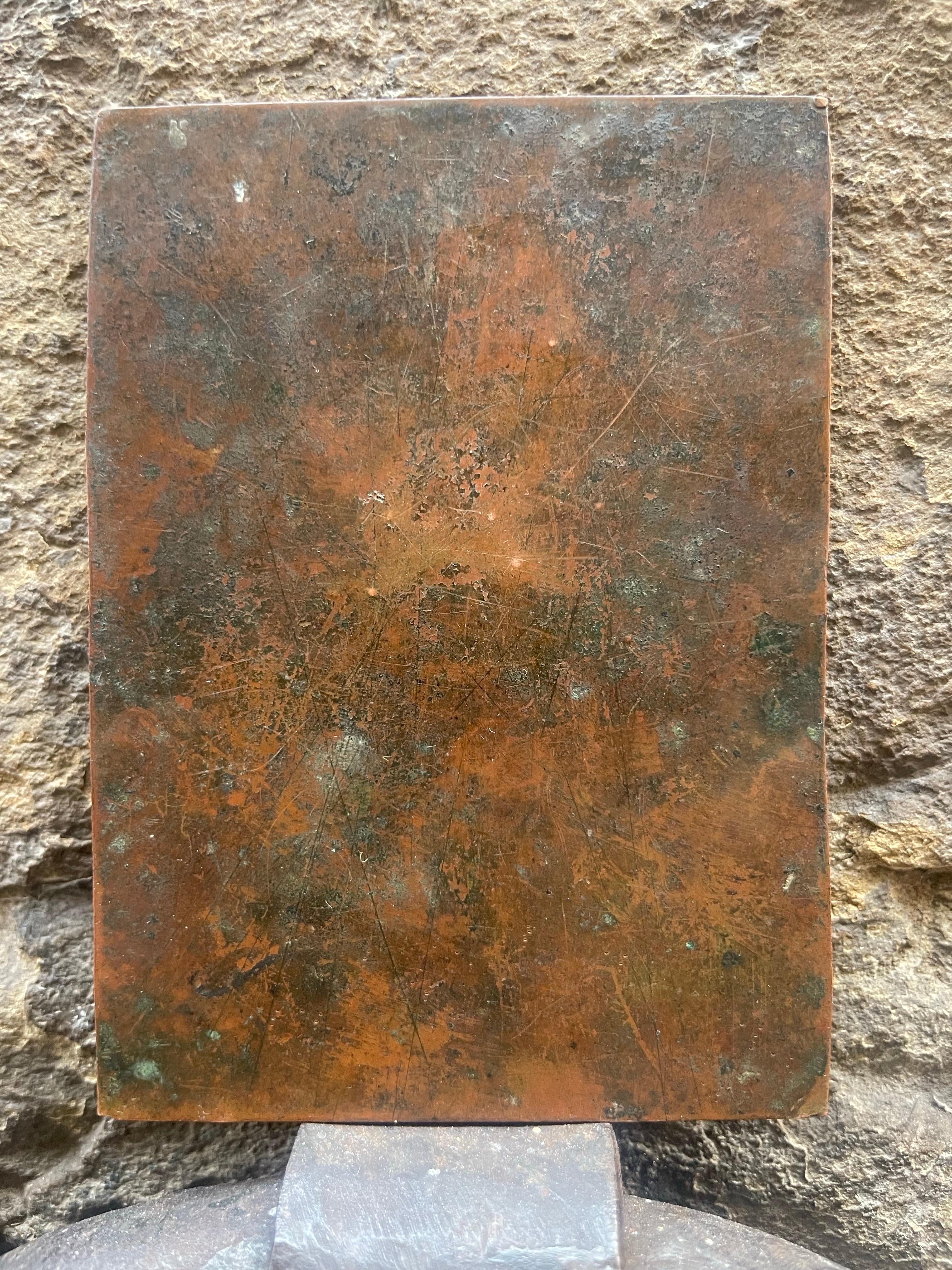 Salvator Mundi, Öl auf Kupfer, Norditalien, spätes 16. - frühes 17. Jh., 9×7 cm im Angebot 13