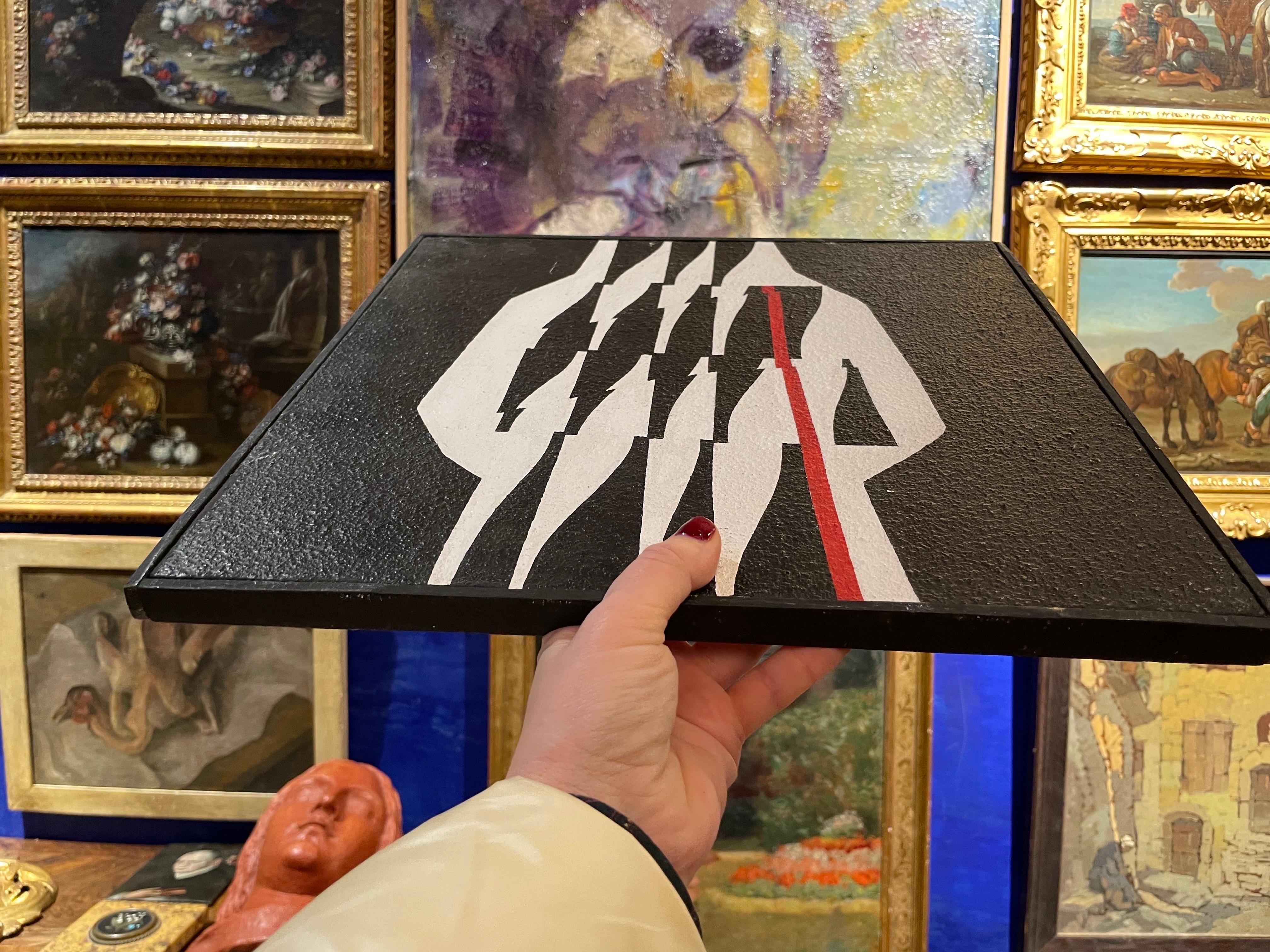 Enrico Sirello, 1975 - Anisotropic Effects in Italian Abstract Painting For Sale 7