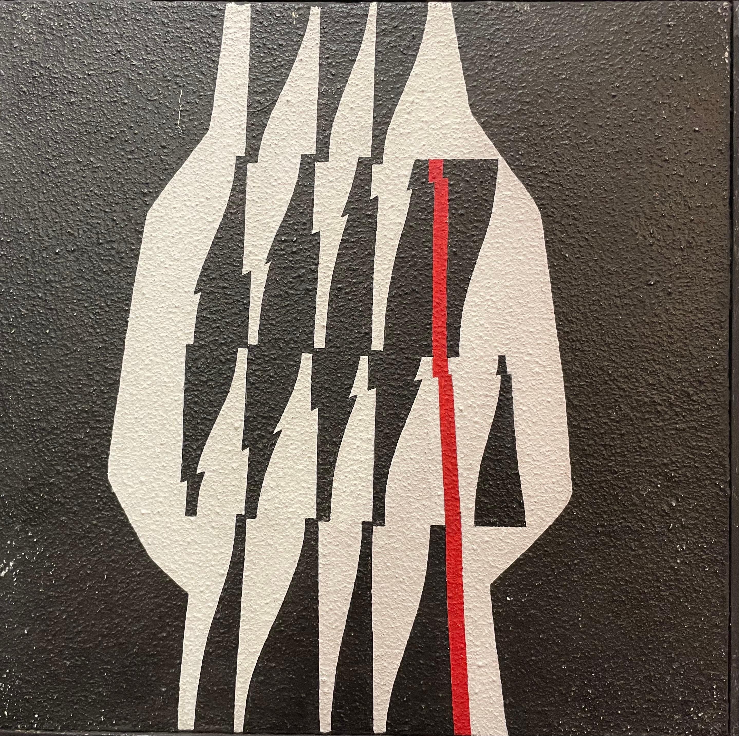 Enrico Sirello, 1975 - Anisotropic Effects in Italian Abstract Painting For Sale 8