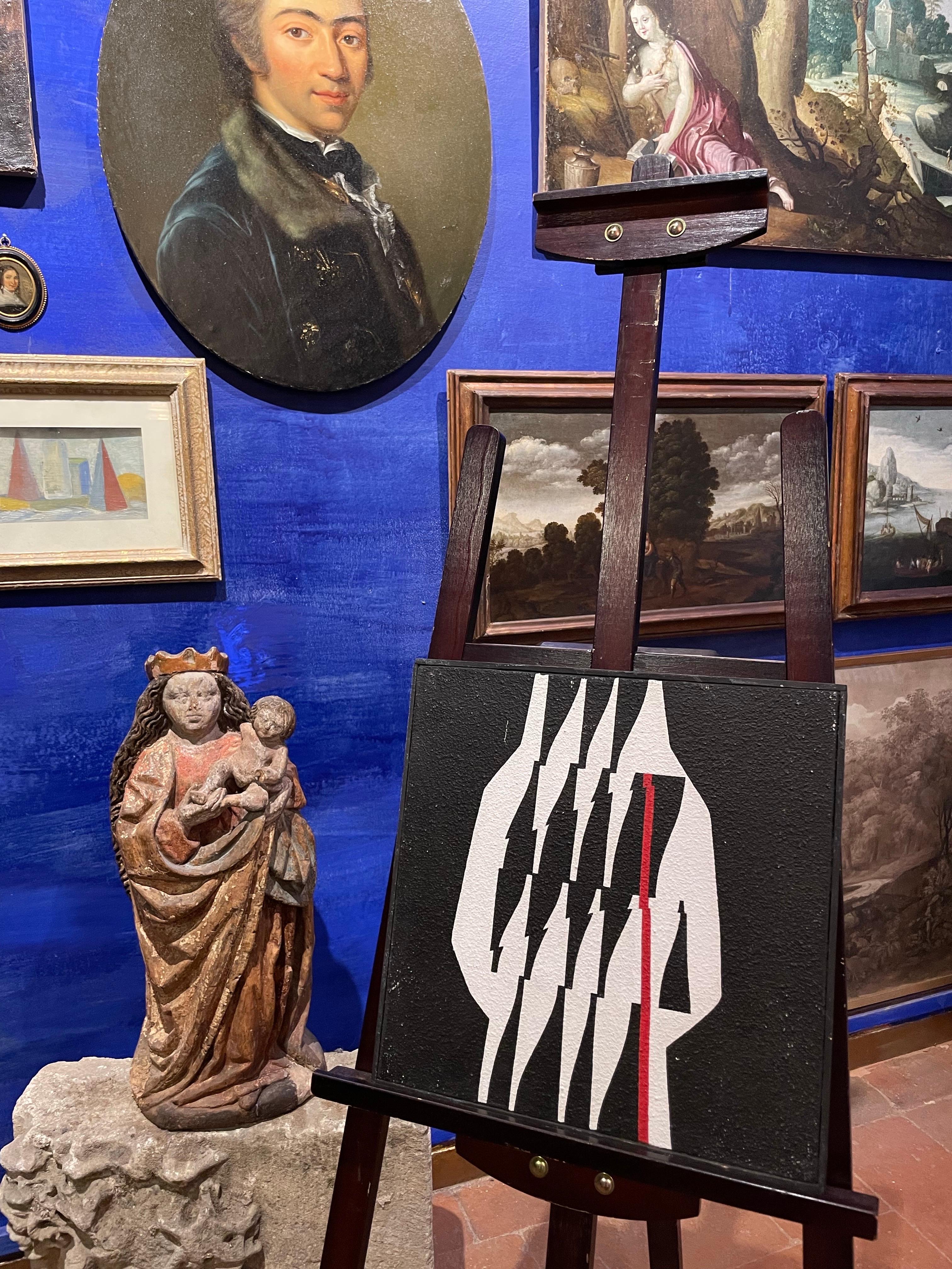 Enrico Sirello, 1975 - Anisotropic Effects in Italian Abstract Painting For Sale 9