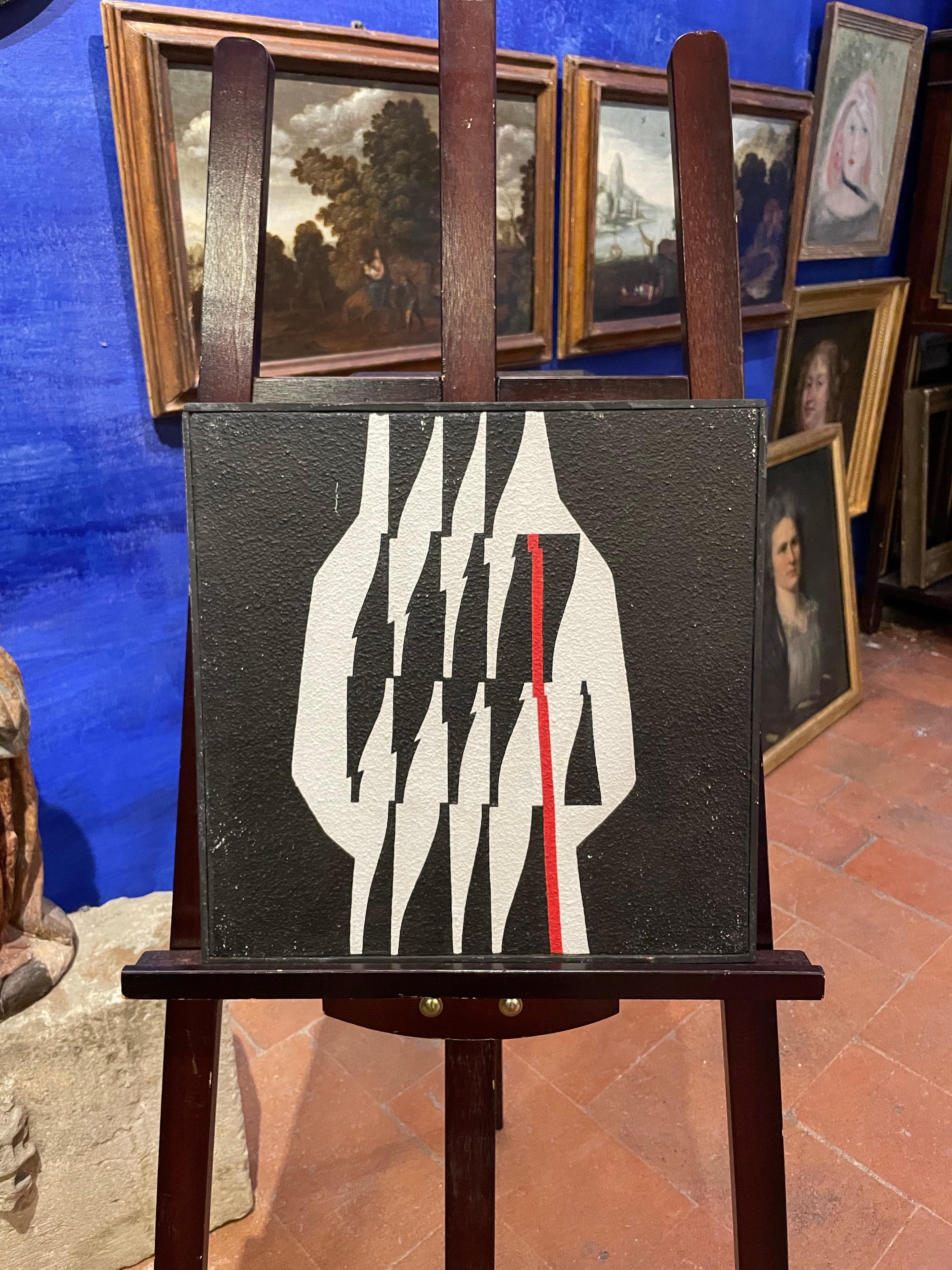 Enrico Sirello, 1975 - Anisotropic Effects in Italian Abstract Painting For Sale 12