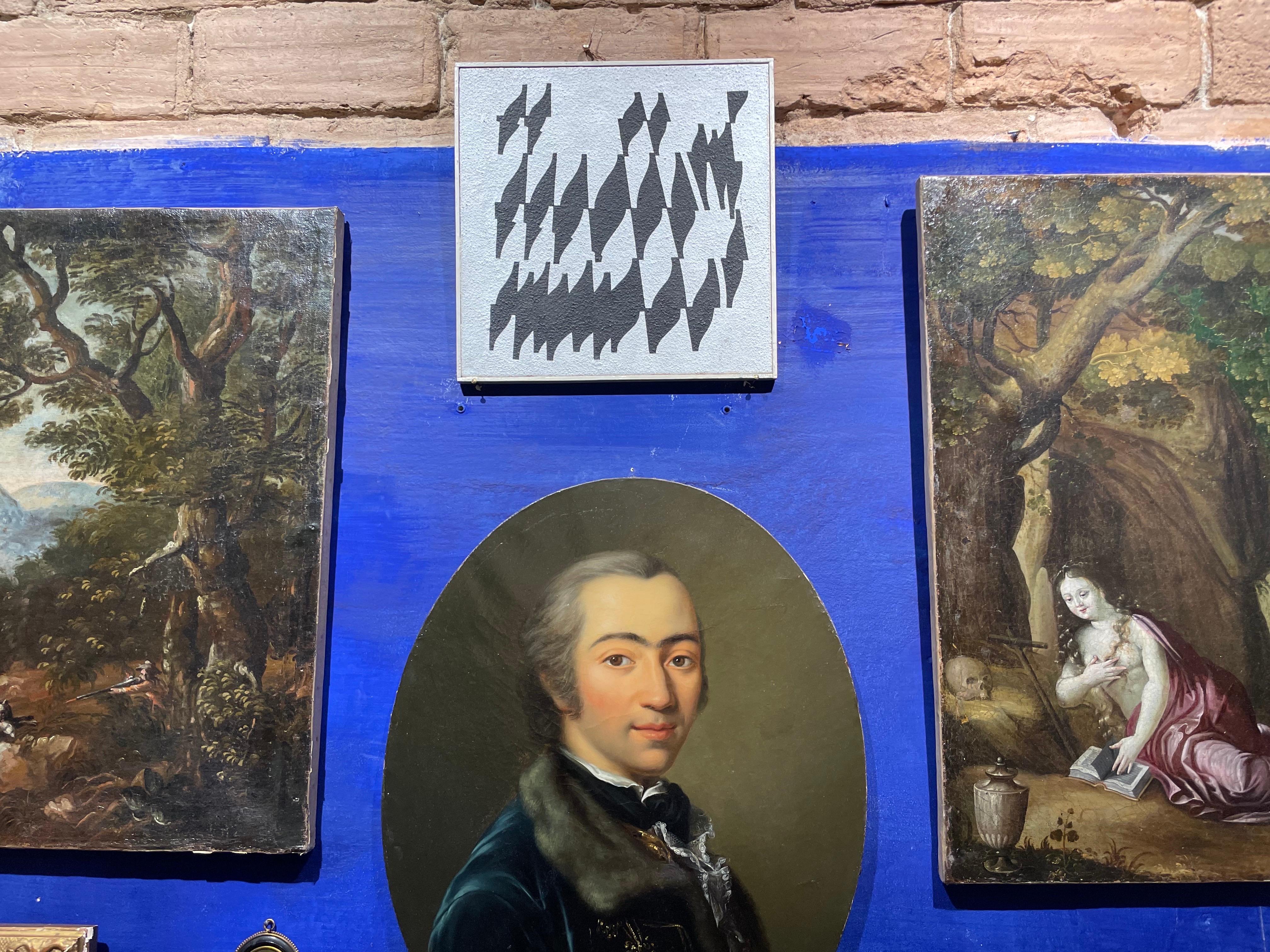 Enrico Sirello, 1975, Optical Structure with Black Modules on White Ground im Angebot 5