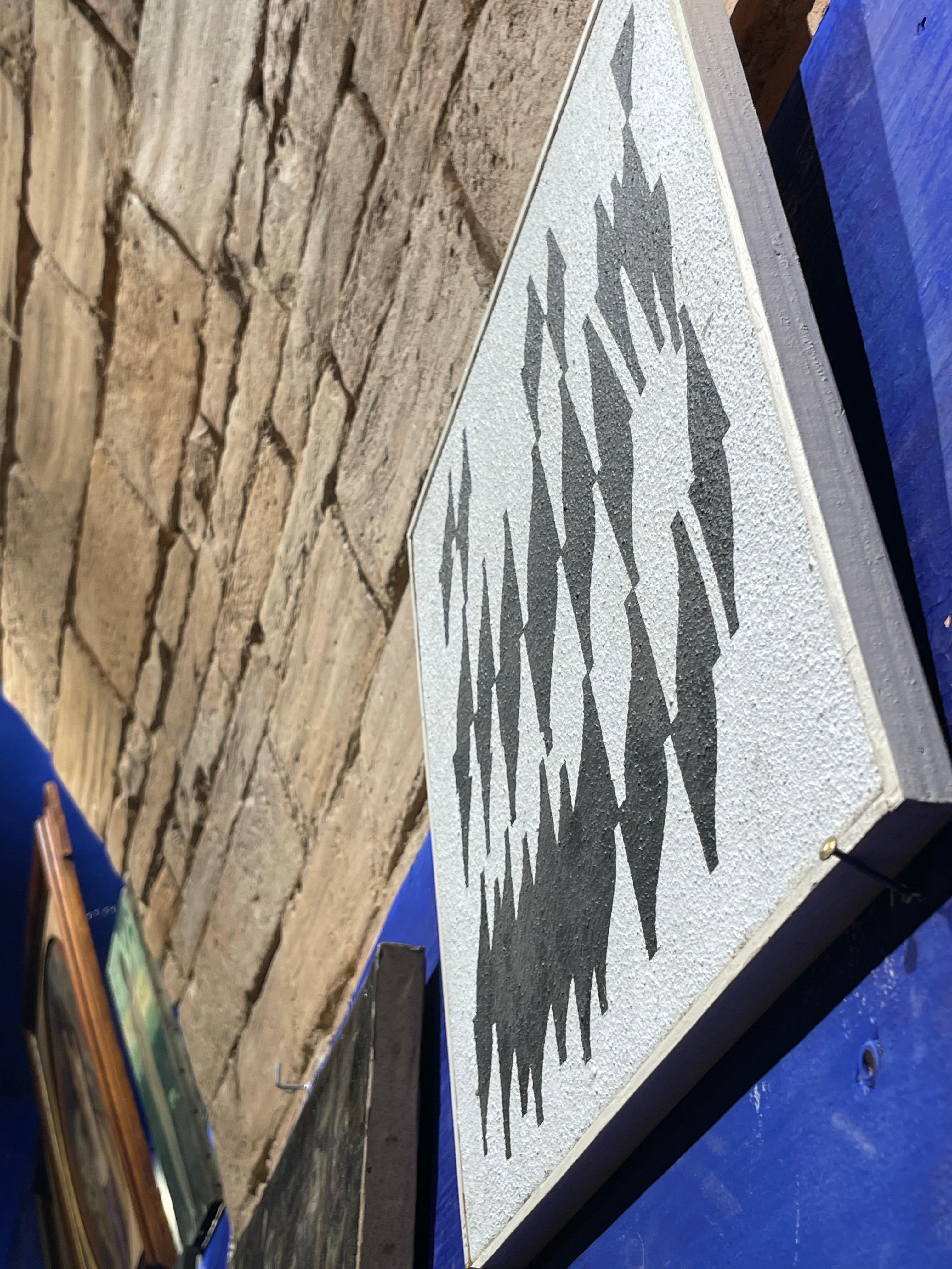 Enrico Sirello, 1975, Optical Structure with Black Modules on White Ground im Angebot 4