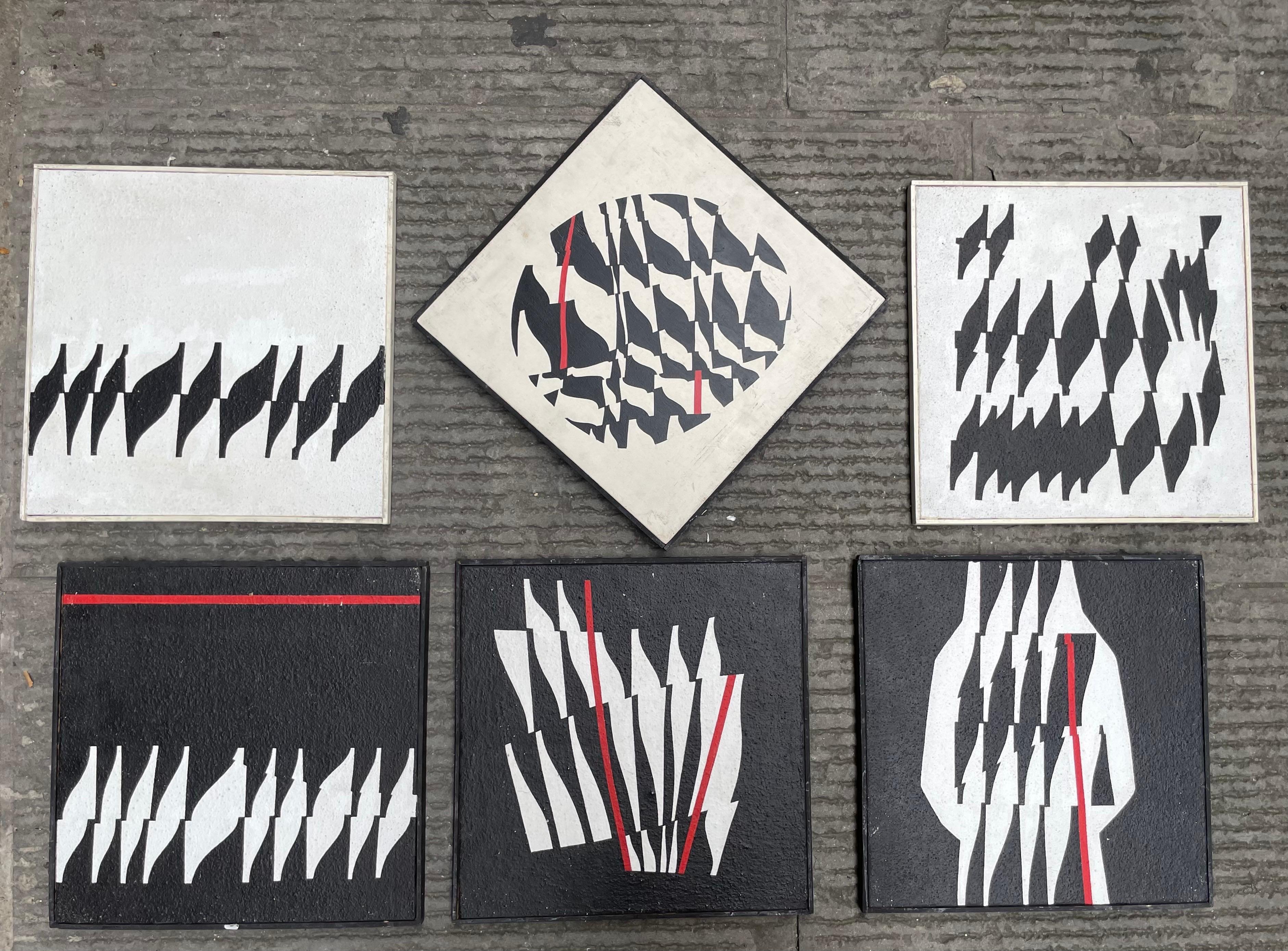 Optische Abstraktion von Enrico Sirello, 1974 - Italienische Arte-Programmata-Bewegung im Angebot 11