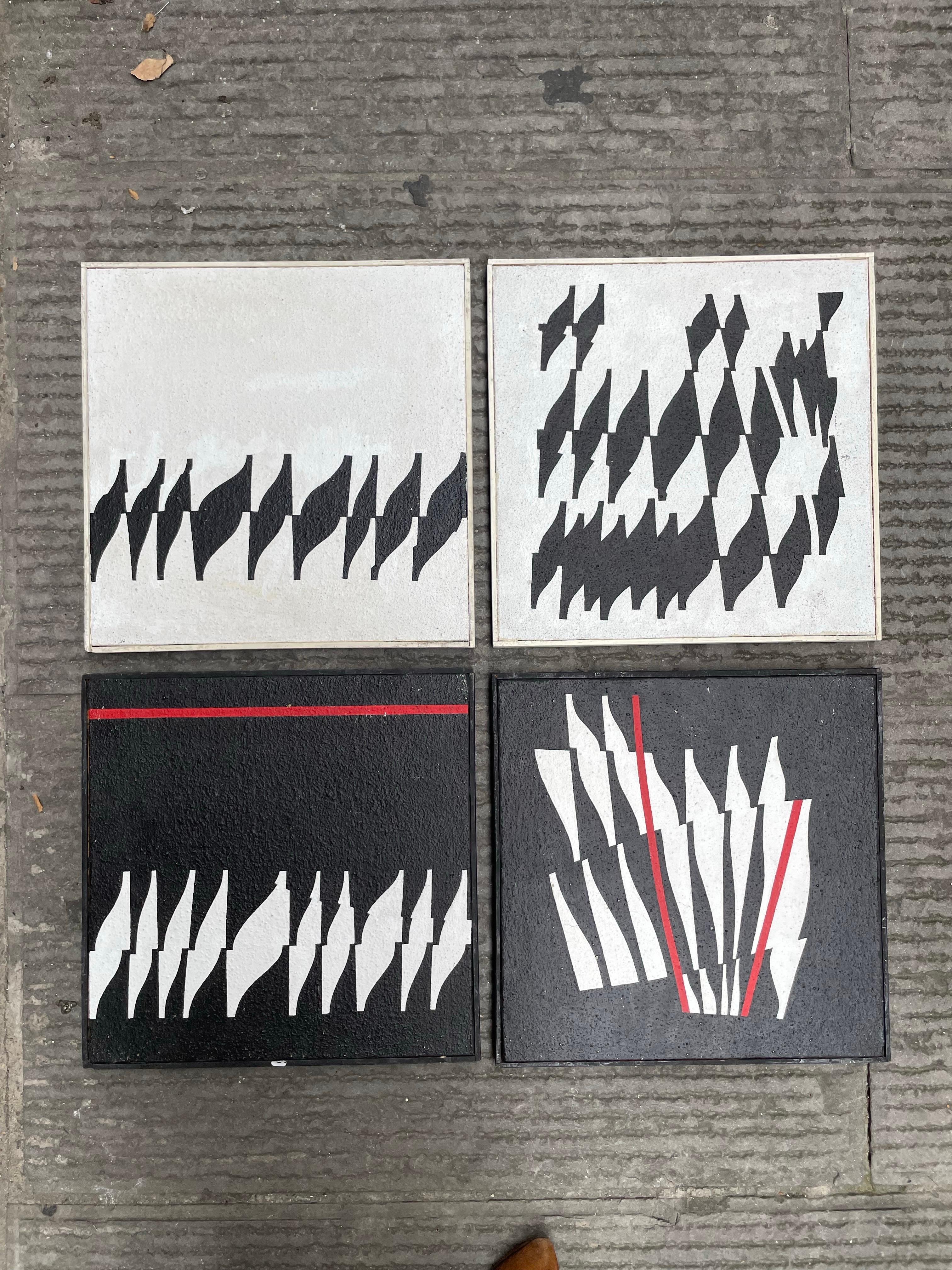 Optische Abstraktion von Enrico Sirello, 1974 - Italienische Arte-Programmata-Bewegung im Angebot 10