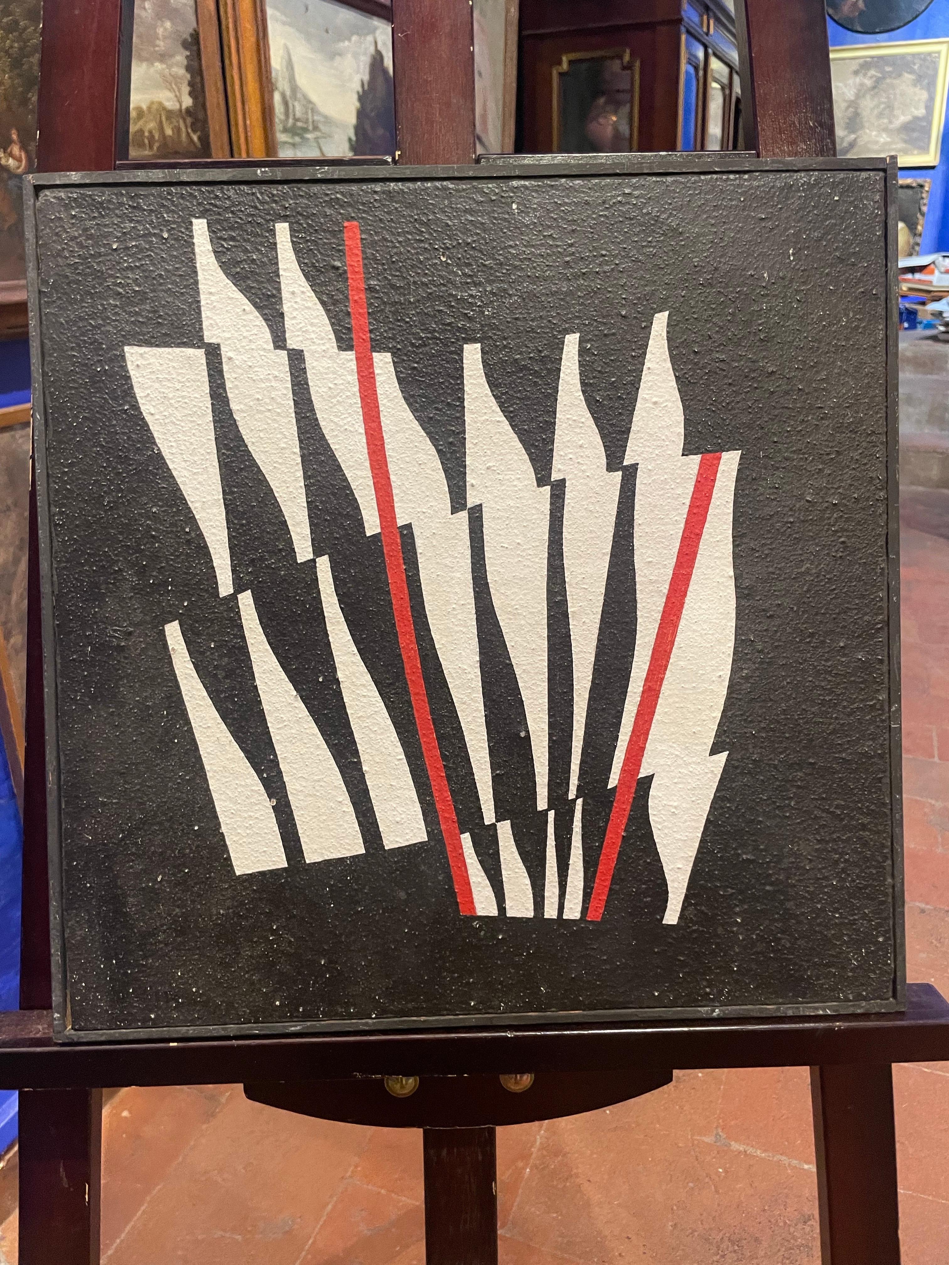 Optische Abstraktion von Enrico Sirello, 1974 - Italienische Arte-Programmata-Bewegung im Angebot 16