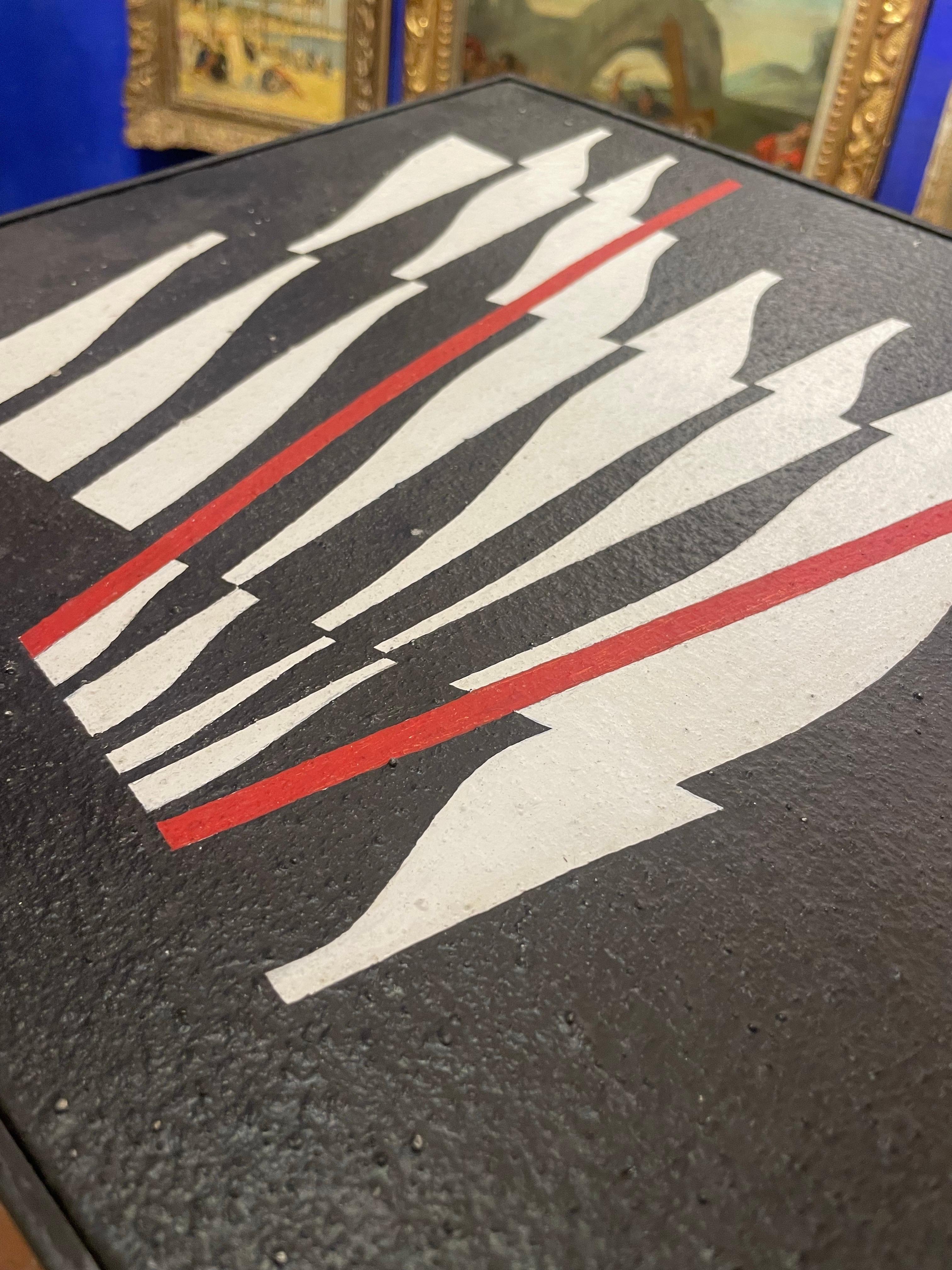 Optische Abstraktion von Enrico Sirello, 1974 - Italienische Arte-Programmata-Bewegung im Angebot 14