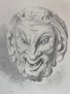 Satyr Mask, Academic Study after an Antique Model and Michelangelo’s Lost Work
