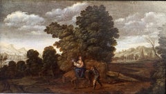 Flight Into Egypt, Northern Painter Active In Rome, Early 17th Century