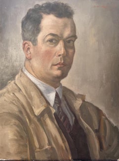 Self-portrait, German school, 1933. August Hirsching (1889-1962)