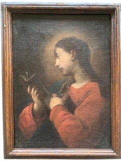 Madonna mit dem Buch. 17. Jahrhundert. Die Génoise-Schule.