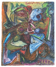Patrick Boudon (1944–2019), Abstract Composition, École de Paris, 1963