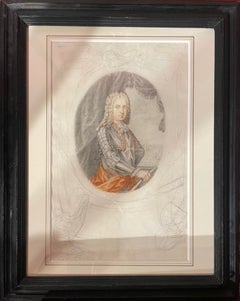 18th-Century Drawing, Grand Master of Malta Ramón Perellós, Preparatory Study