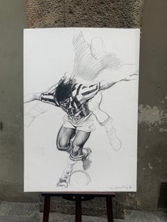Juventus football Player - UEFA Champions League 1995-96. Cm 101 x 72.