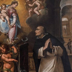 Saint Hyacinth, Dominican Friar, and the Vision of the Virgin in Kiev, c. 1600