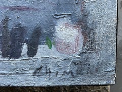 Francine Chimène, „Signs in Grey“, französische Malerin, Chatou, um 1980