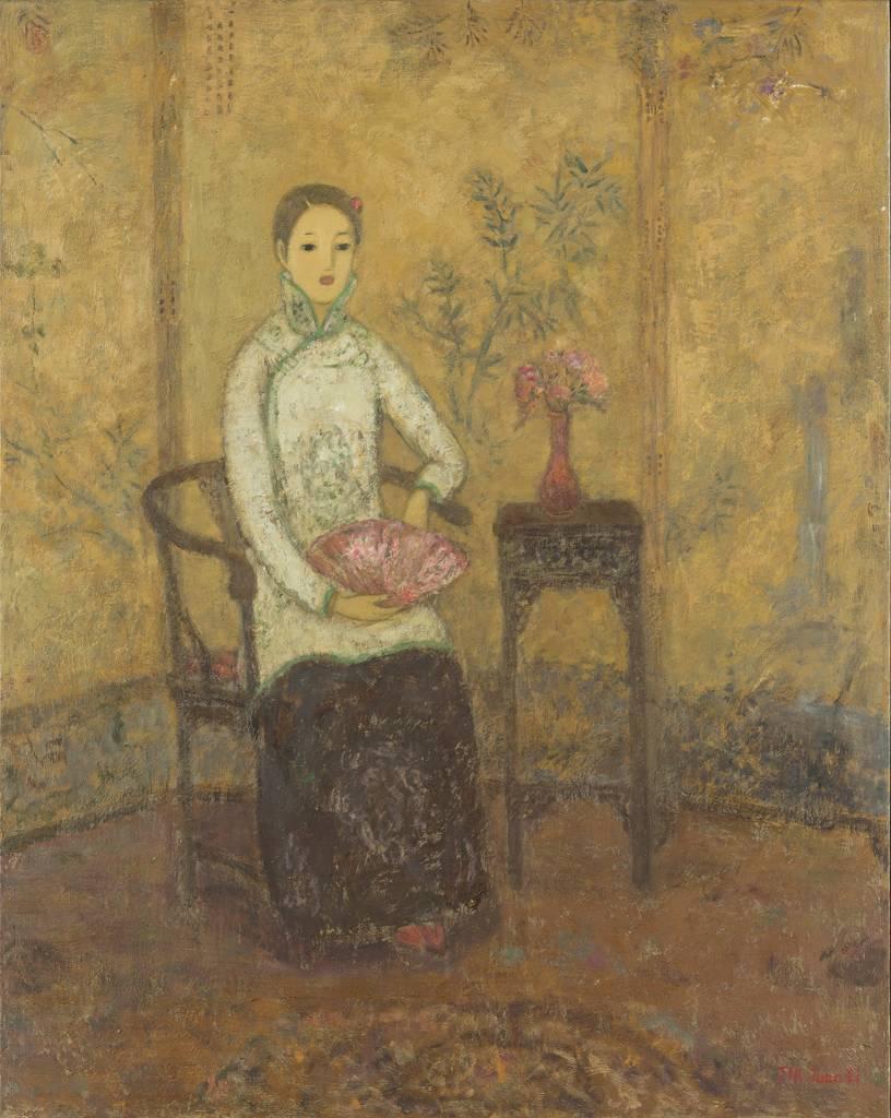 Jia Juan Li Portrait Painting - Rose Bouquet