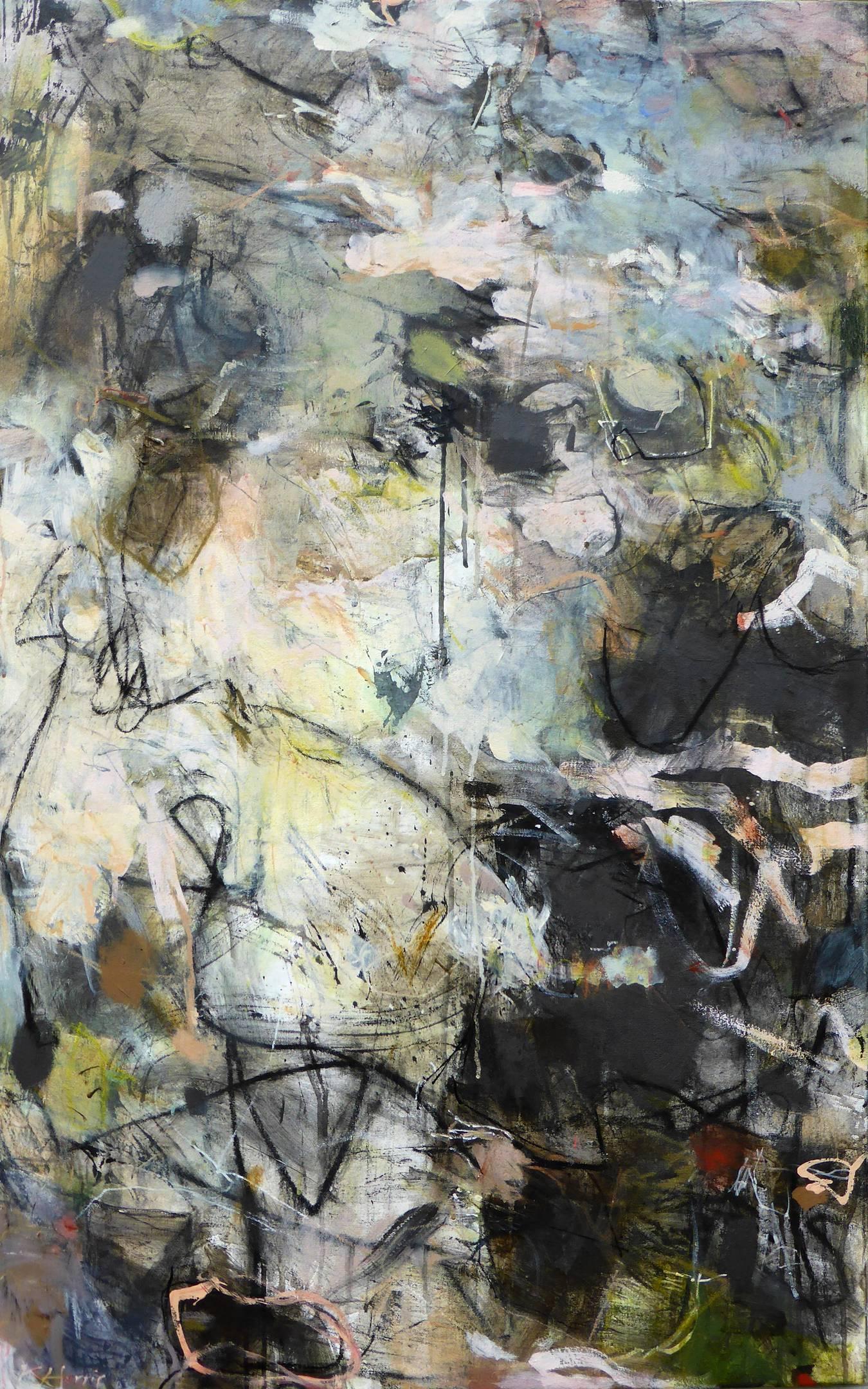 Krista Harris Abstract Painting - BEAUTY SLEEP 