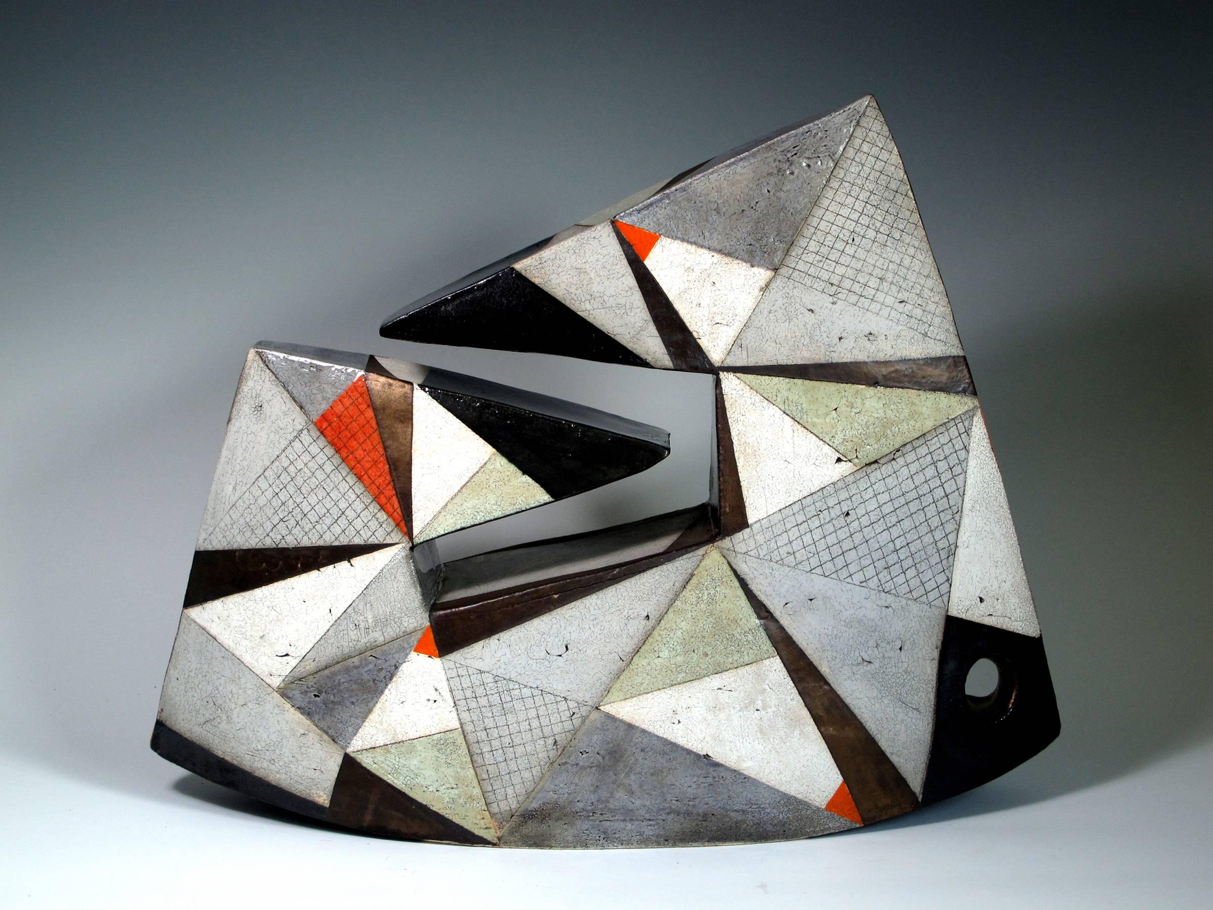 Sheryl Zacharia Abstract Sculpture - TRIANGULAR CONVERSATION