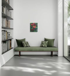"Blushing Lilies" Impressionist water lilies oil painting inspired by Monet