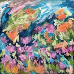 „Emotionale Komposition“ – Zeitgenössische abstrakte expressionistische Malerei auf Leinwand