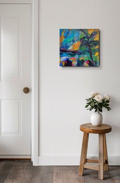 „Ausdrucksstarke Natur“ – Moderne, abstrakte expressionistische Landschaftsmalerei aus der Provence