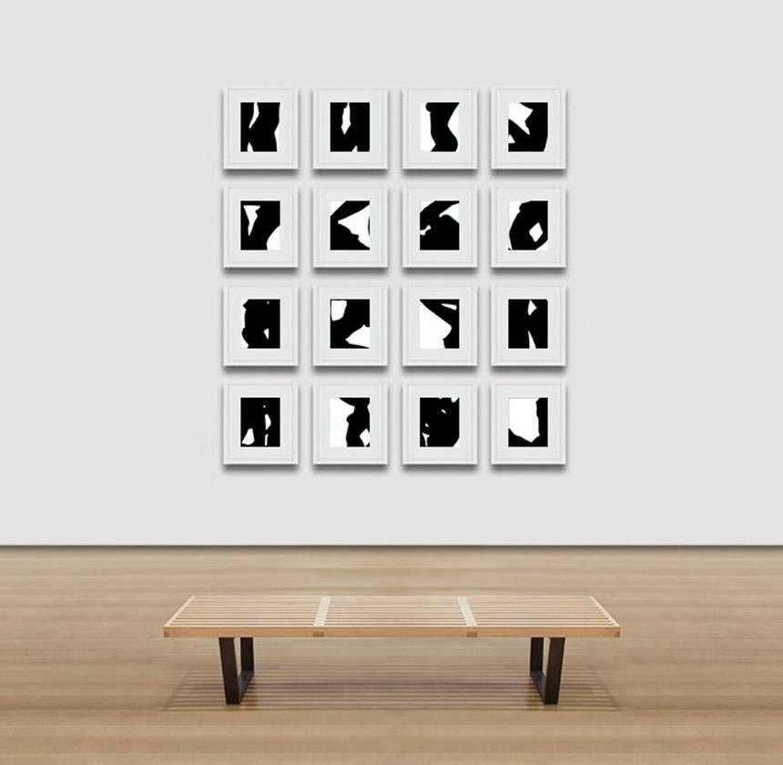 Wei - Imprimé noir et blanc d'une femme nue - Contemporain Photograph par Pierre Sernet