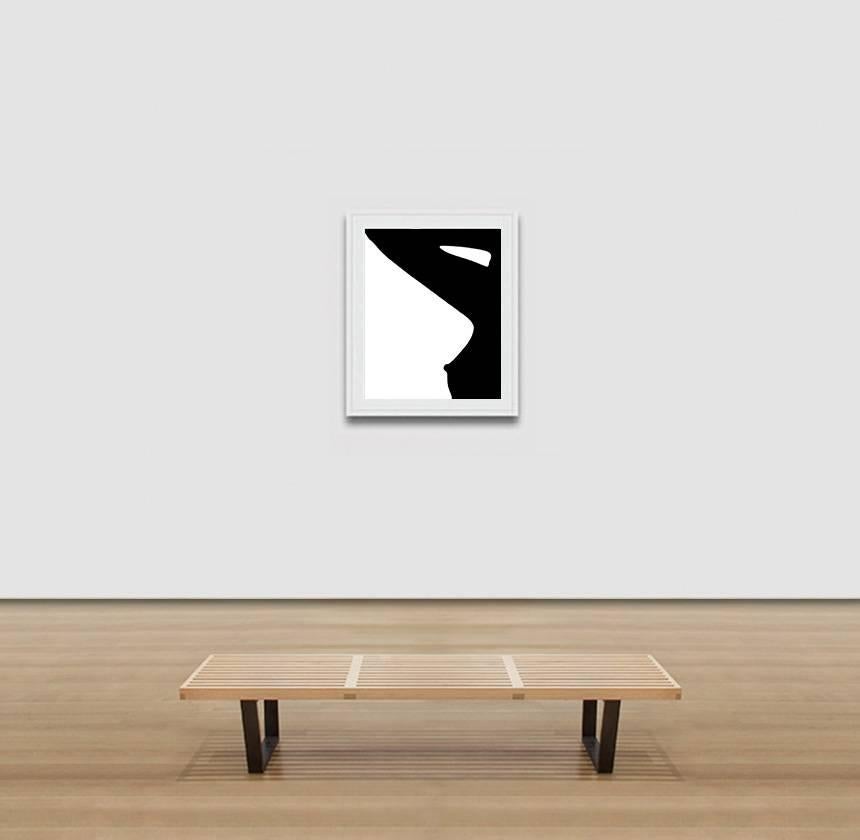 Wei - Imprimé noir et blanc d'une femme nue - Photograph de Pierre Sernet