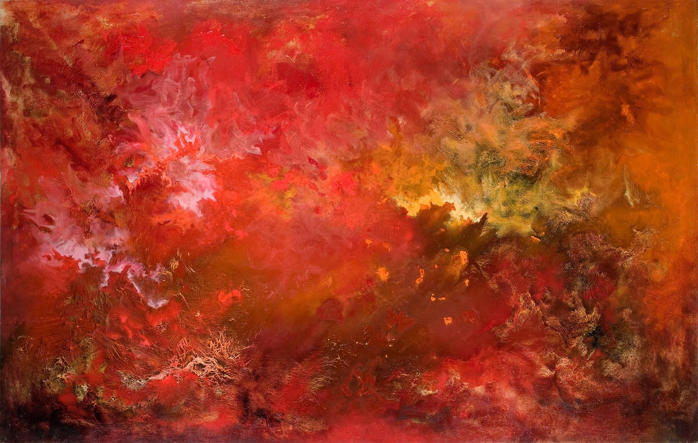 Ruggero Vanni Abstract Painting - Aurora II