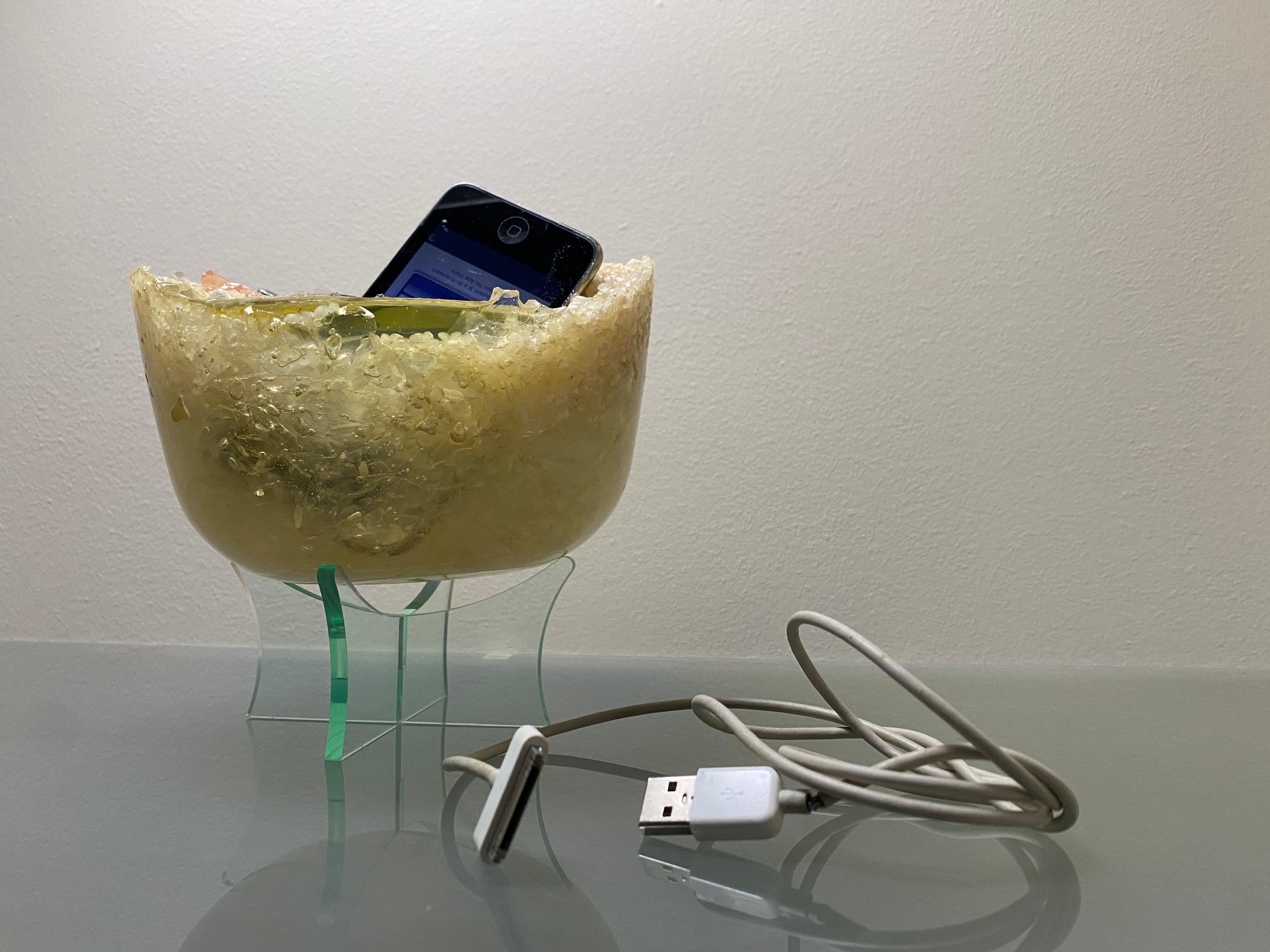 Banquet IV-Time Capsule-ipod2008-Resin Casting-UK Awarded Conceptual Artist  For Sale 8