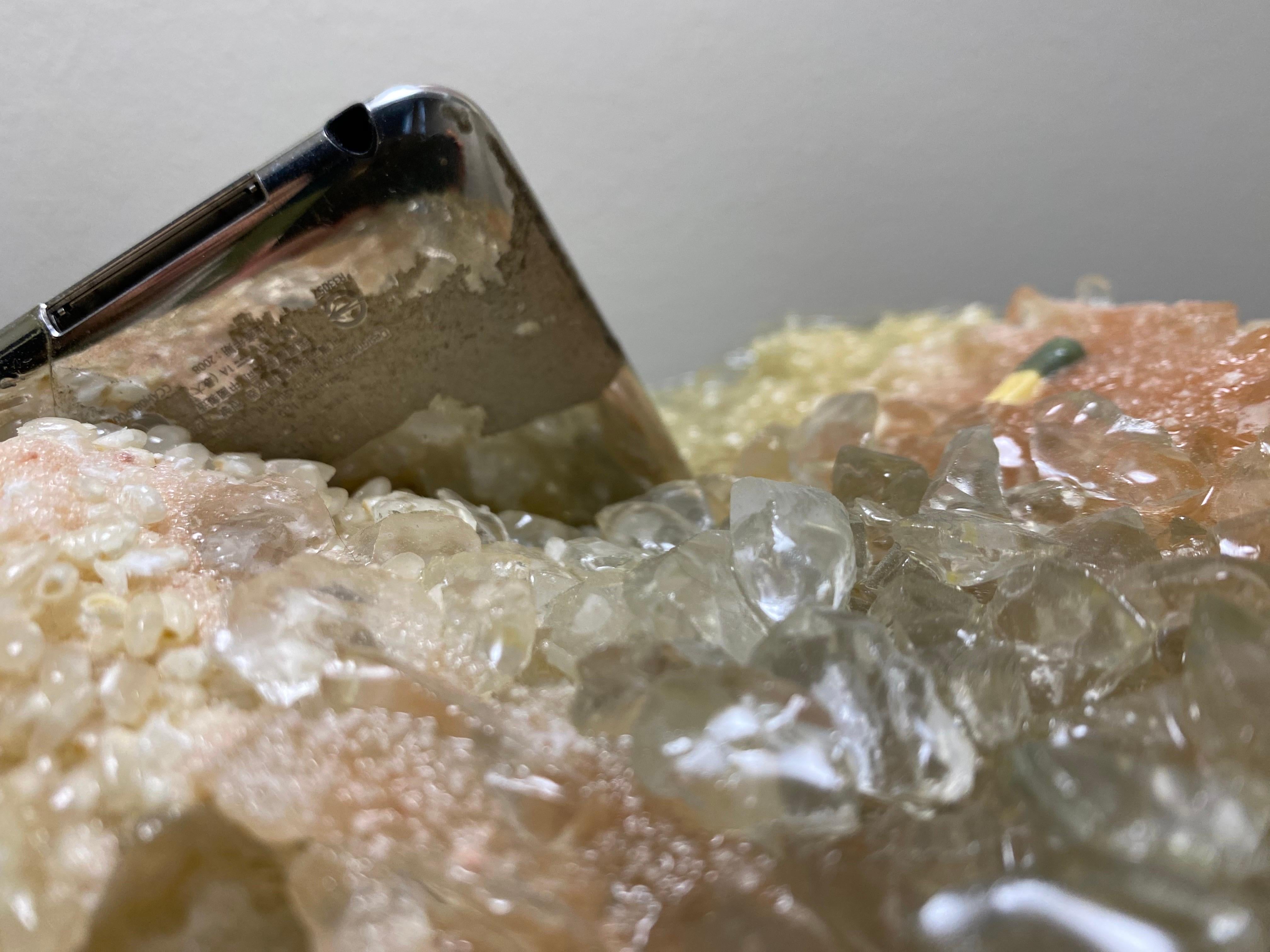 Banquet IV-Time Capsule-ipod2008-Resin Casting-UK Awarded Conceptual Artist  For Sale 14