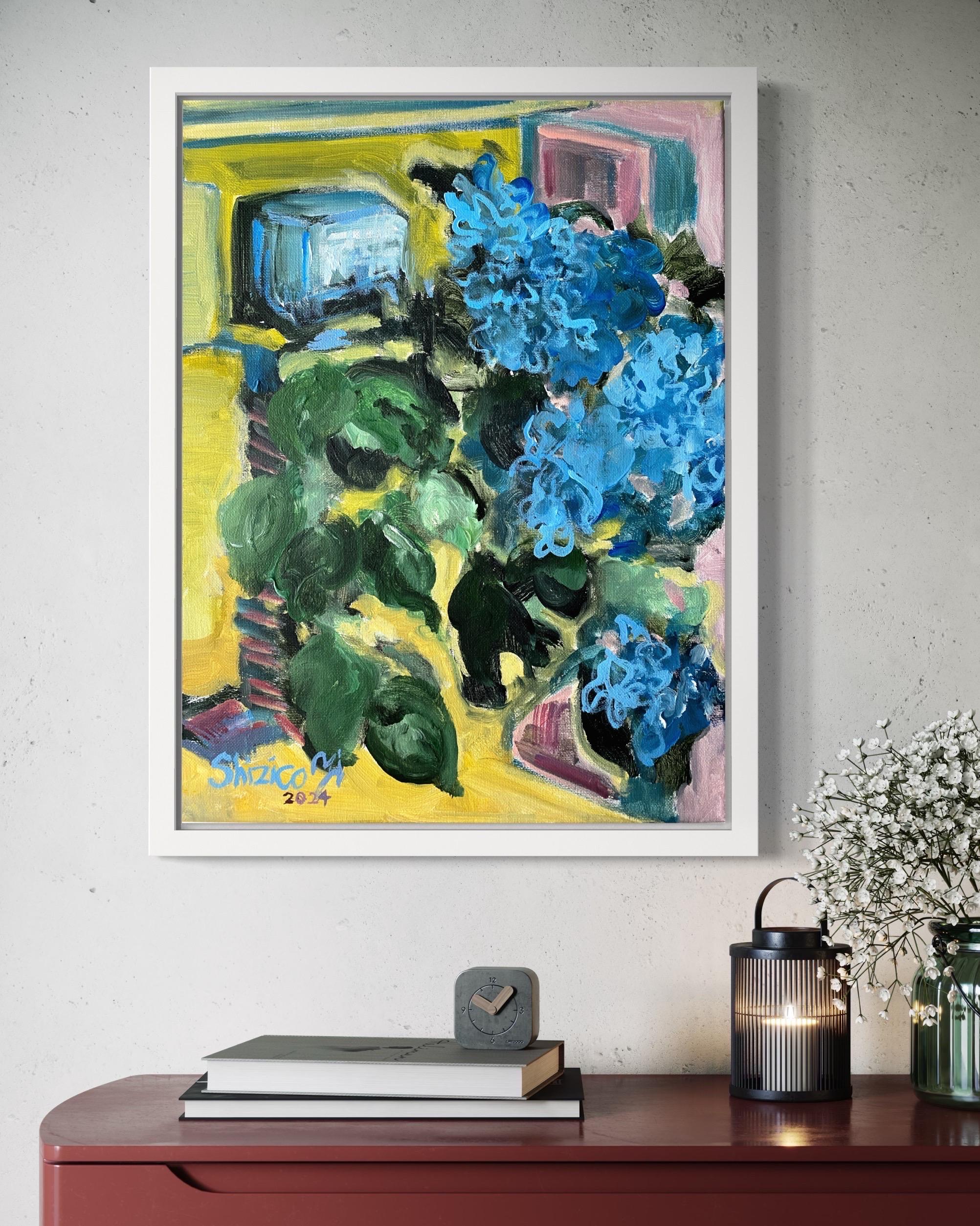 Spring Duet III-Original Diptych-British Awarded Artist-Abstract-Expression-Oil For Sale 1