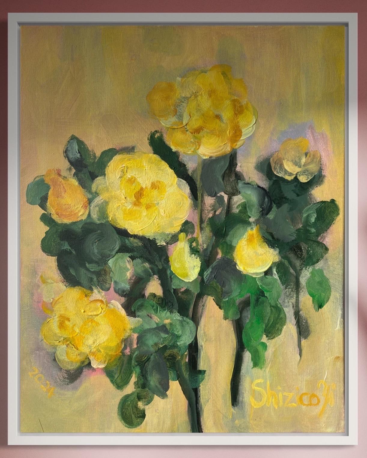 Original-La Vie en Rose-British AwardedArtist-Exhibition Collection-Oil-Rasarian - Painting de Shizico Yi