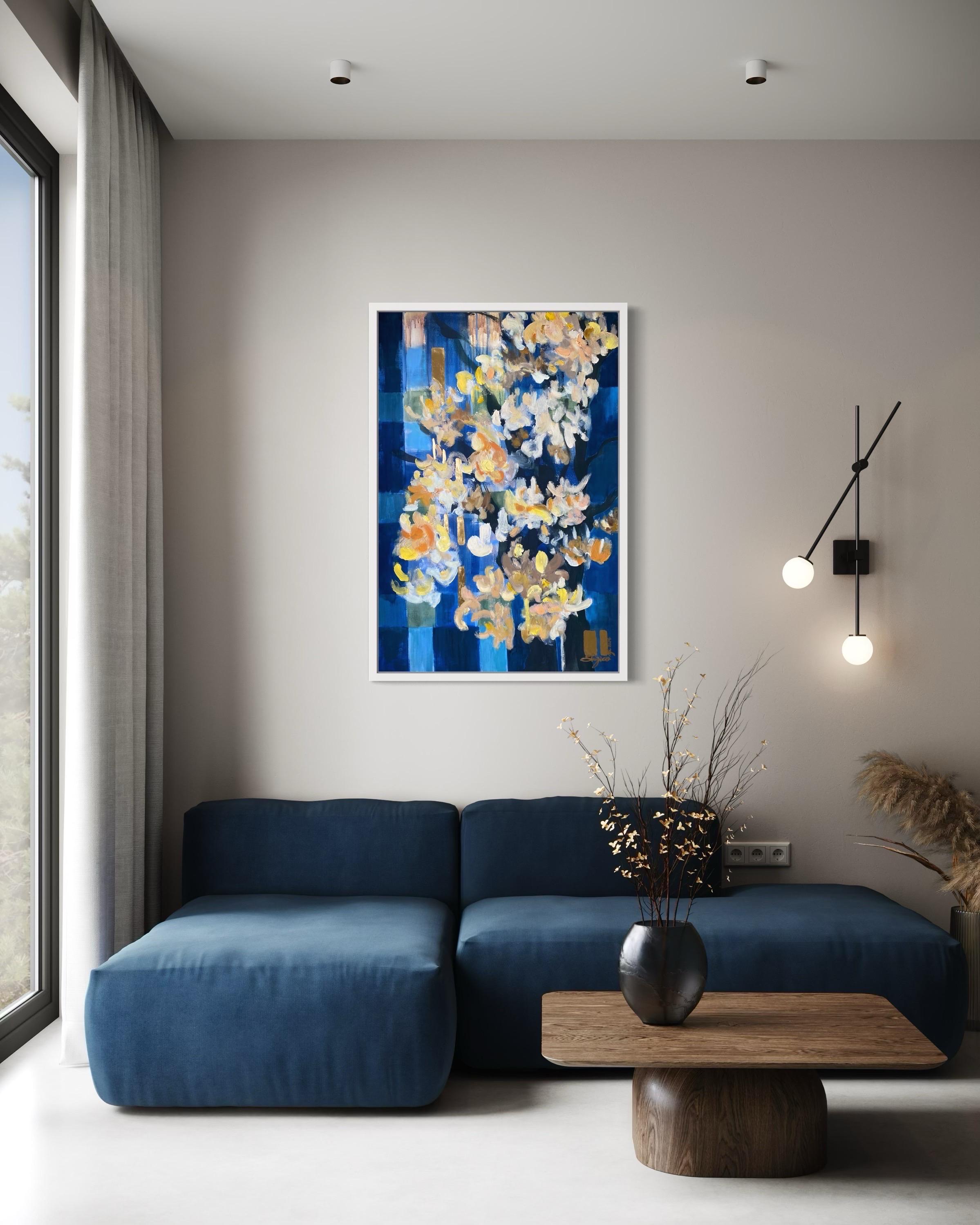 This stunning Artist's Proof is an one-off, oil hand-painted and gilded by the artist , signed at front and on the back label too; each proof is 80% hand painted and gold gilded by Shizico Yi, because the nature of hand mixed oil, colours are to be